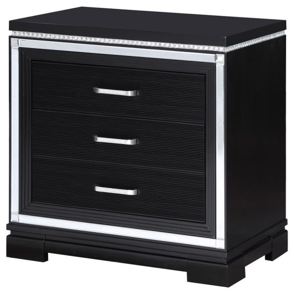 Cappola - 2-Drawer Nightstand - Black Online now