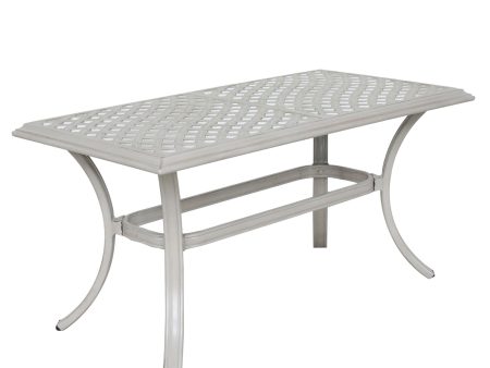 22X42  Patio Standard Coffee Table - Ashen Wheat For Sale