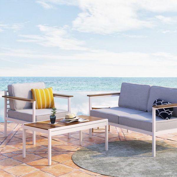 Zinus Pablo Outdoor Loveseat with Waterproof Cushions Online