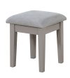 Grey Slim Design Storage Vanity Set- Includes High Quality Foam Stool- Model 8137GY on Sale