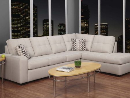 Fabric Sectional- 100% Canadian Made- Choose Your Own Colour & Material- Custom Made- Model #9883 Cheap