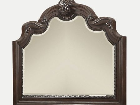 Ornate Mirror - Mahogany Online