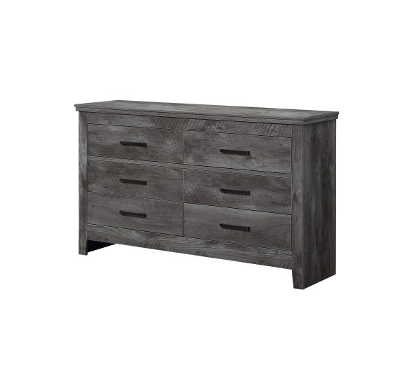 Vidalia - Rustic Dresser - Gray   Oak Fashion