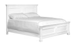 King Coastal Panel Bed - White on Sale