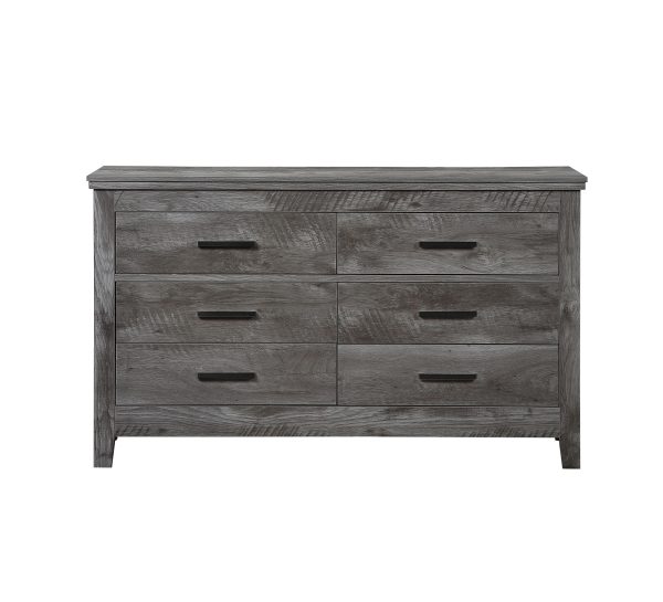 Vidalia - Rustic Dresser - Gray   Oak Fashion