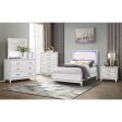 Almera - Glitter Nightstand - White Online Hot Sale