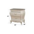 Chantelle - Nightstand With Granite Top - White Online Hot Sale