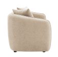 Keith - Chenille Sofa With 3 Matching Color Toss Pillows Online Sale