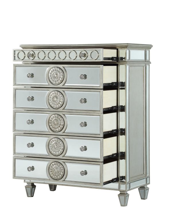 Varian - Mirrored Chest - Silver on Sale