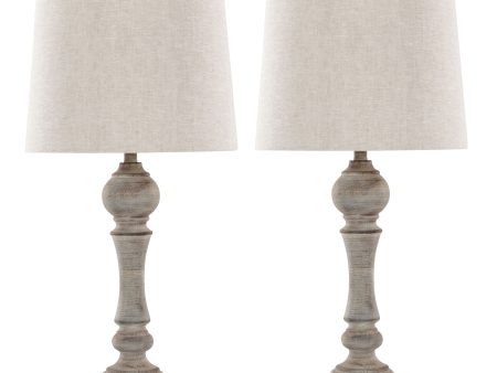 Winston - Farmhouse Poly Table Lamp (Set of 2) For Cheap