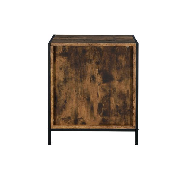 Juvanth - Rustic Nightstand - Oak Online Sale