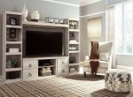 Willowton - Whitewash - 4-Piece Entertainment Center Online now