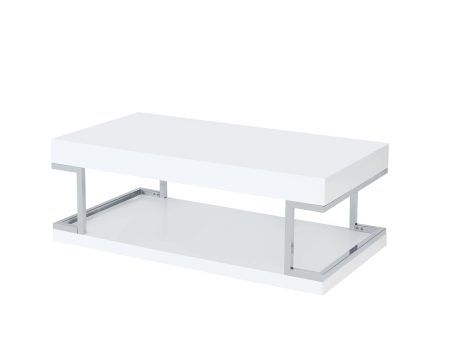 Aspers - Top Coffee Table - White Cheap