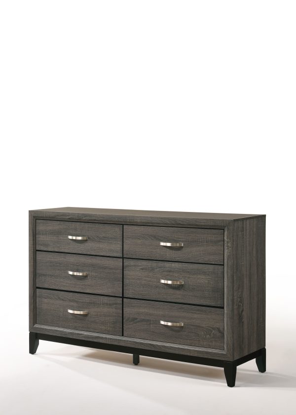 Valdemar - Weathered Dresser - Gray Online Sale