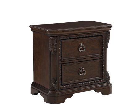 2 Drawer Nightstand - Mahogany on Sale