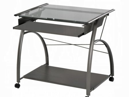 Vincent - Computer Desk - Pewter Online Hot Sale