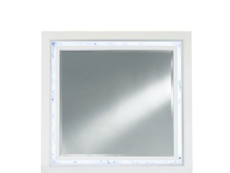 Skye - Marble Mirror - White Cheap