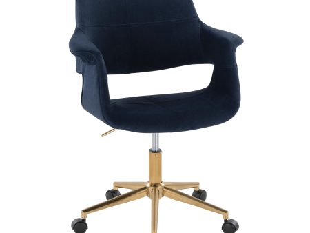 Vintage Flair - Mid Century Modern Office Chair Discount