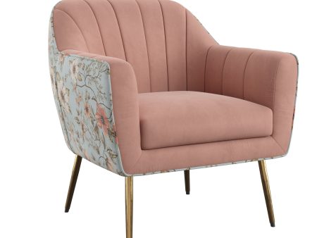 Accent Chair - Rose Pink For Cheap