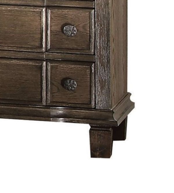 Baudouin - Weathered Nightstand - Oak Online