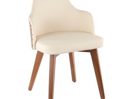 Ahoy - Mid-Century Chair - Walnut   Cream Online Hot Sale