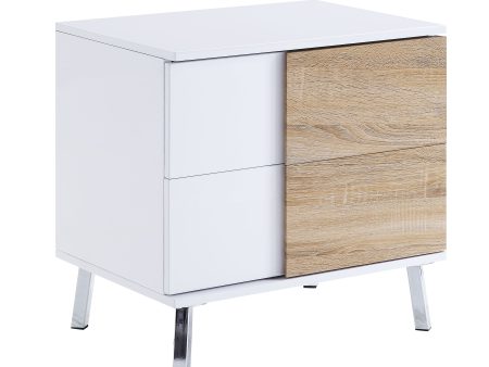 Verux - High Gloss End Table - White Sale