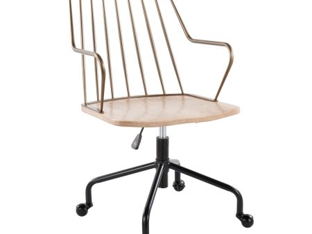 Preston - Farmhouse Adjustable Office Chair Hot on Sale