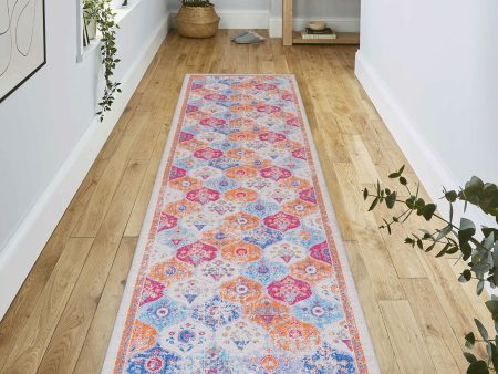 2 6  X10  Area Rug, Washable, Low-Pile, Non-Slip, Non-Shedding, Foldable, Kid & Pet Friendly - Cream Cheap