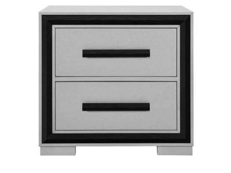 Adelaide - Nightstand - Gray   Black Online Hot Sale