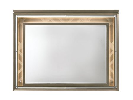 Skylar - Mirror With LED - Champagne Online Sale