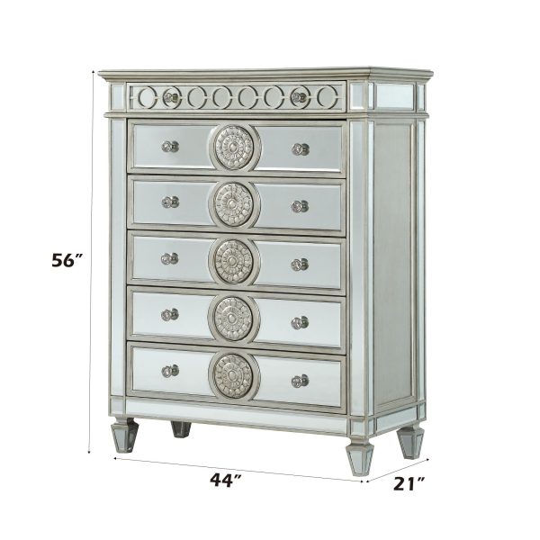 Varian - Mirrored Chest - Silver on Sale