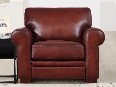 Brookfield - Waxy Pull Up Leather Chair - Mocha For Cheap