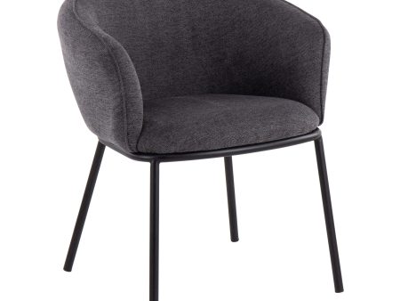 Ashland - Contemporary Chair - Black   Charcoal Cheap