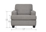 Andie - Accent Chair - Gray For Discount