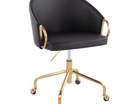 Claire - Stylish Design Contemporary   Glam Task Chair For Discount