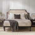 Bed Traditional Upholstered Metal Discount