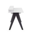 Wishbone - Contemporary Desk - Gray   White Sale