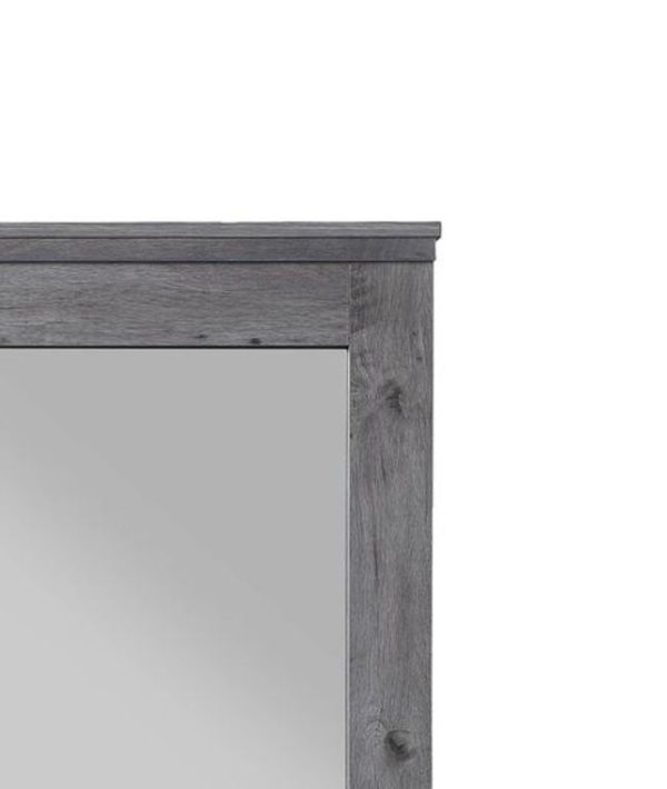 Vidalia - Rustic Mirror - Gray   Oak Discount