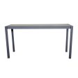 7 Piece Aluminum Outdoor Bar Set - Pewter Online