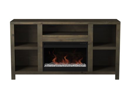 Joshua Creek - Electric Fireplace TV Stand For TVs Up To 70  - Barnwood For Cheap