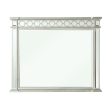 Varian - Mirrored Designed Mirror - Silver on Sale