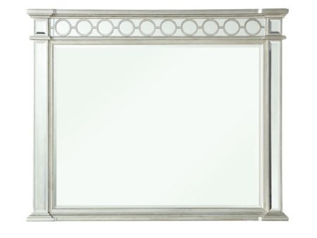 Varian - Mirrored Designed Mirror - Silver on Sale