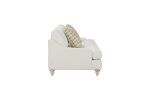 Sofa Single Reverable Cushion With 2 Pillows - Off White For Sale