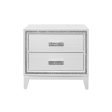 Almera - Glitter Nightstand - White Online Hot Sale