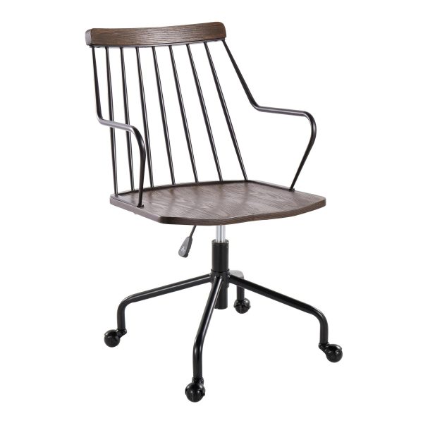 Preston - Farmhouse Adjustable Office Chair Hot on Sale