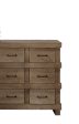 Adams - Anqtique Dresser - Brown Oak Supply