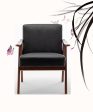 Accent Chair, Classic, Mid Century Modern For Extra Seating - Black Online Sale