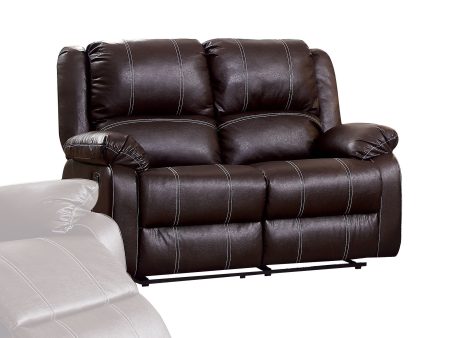 Zuriel - Synthetic Leather Recliner Loveseat For Discount