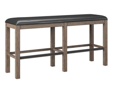 Benti - Bar Height Bench - Brown Online