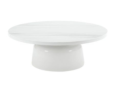 Zaid - Engineering Marble High Gloss Table Online now